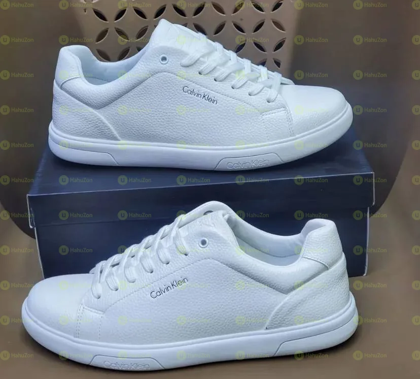 Calvin Klein CK Casual Leather Triple White Men’s Shoes
