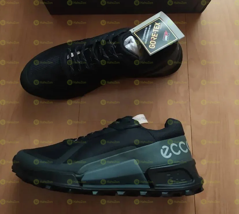 ECCO BIOM 2.1 X Mountain Waterproof Black Grey Low Men’s Shoes