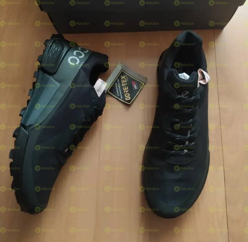 ECCO BIOM 2.1 X Mountain Waterproof Black Grey Low Men’s Shoes