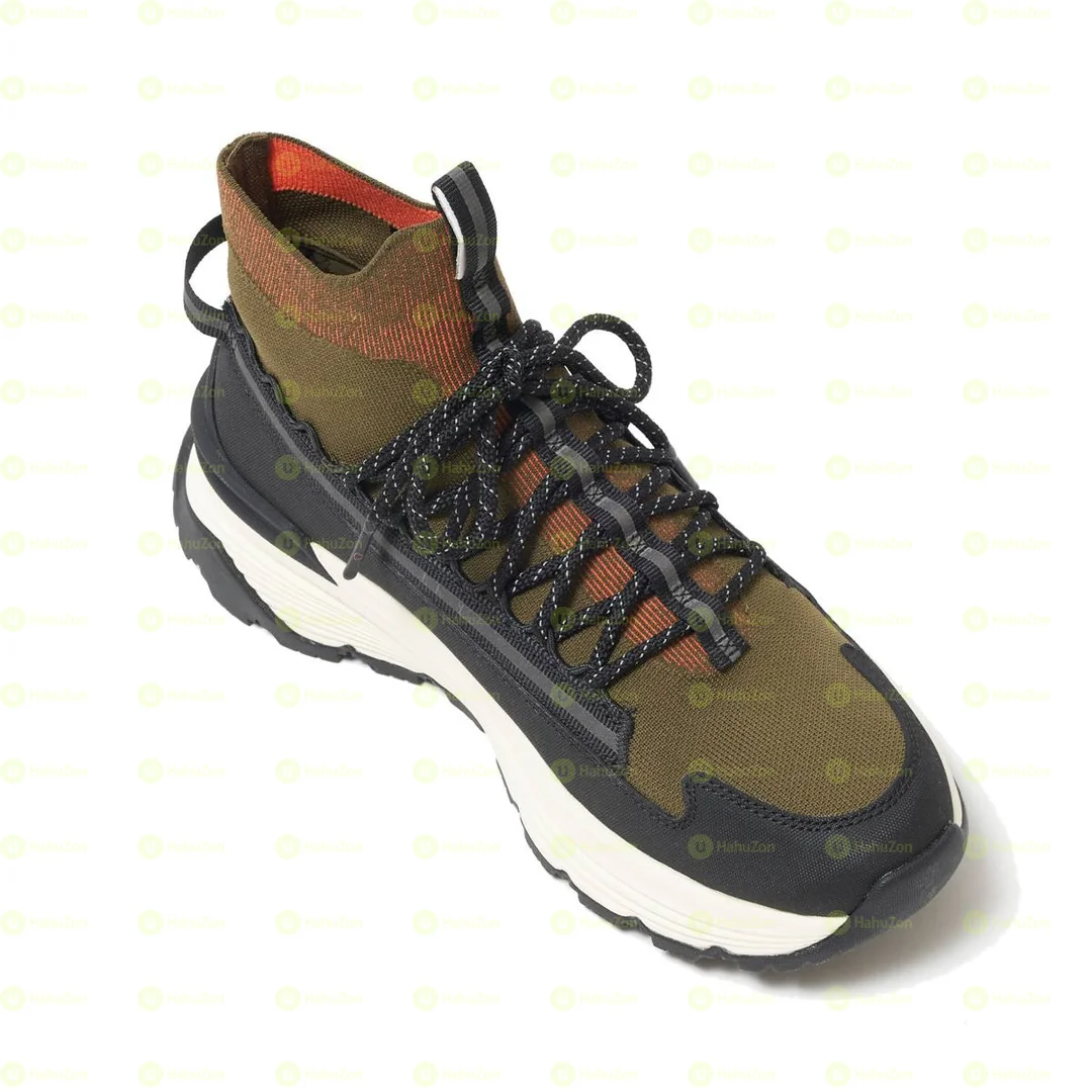 Moncler Monte Runner Green Black High Top Men’s Boots Shoes