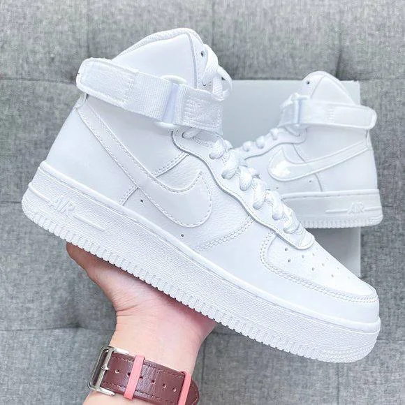 Nike Air Force 1 High LE Triple White Men’s Shoes