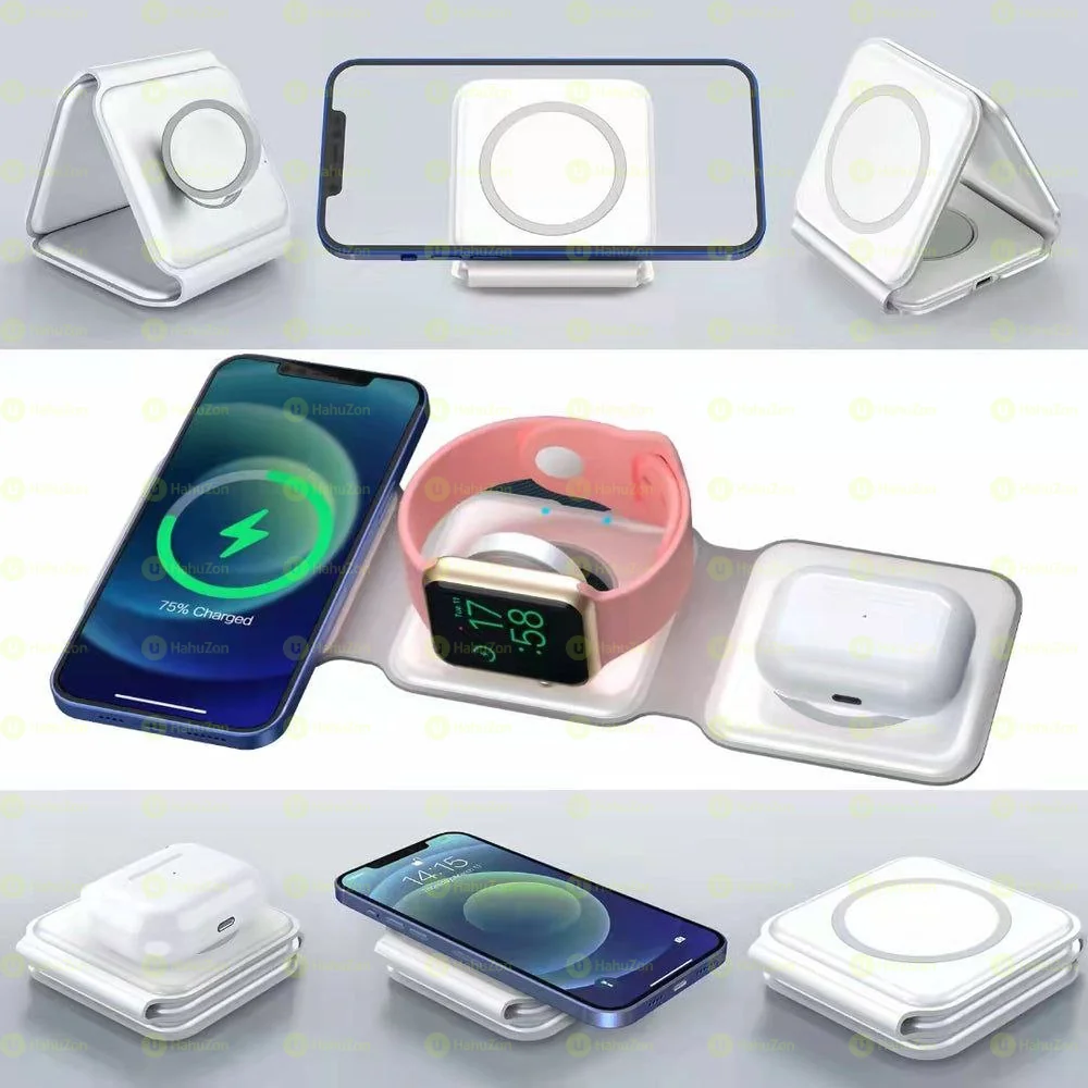 3in1 Magnetic Wireless Charger