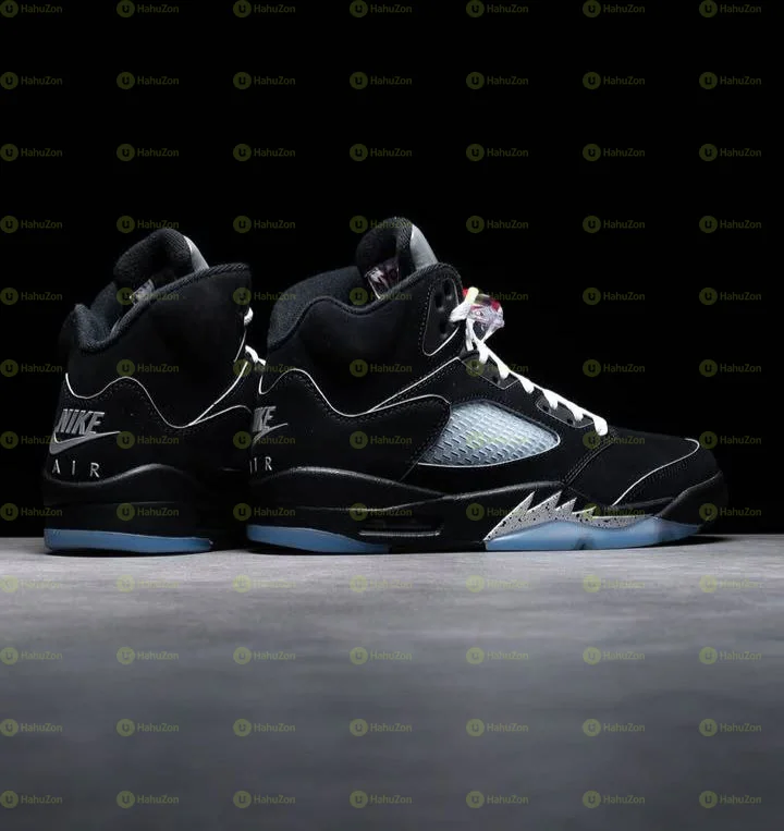 Black Nike Air Jordan 5 Men's Shoes