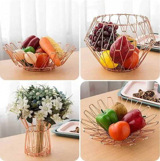 Folding Fruit and Vegetable Basket