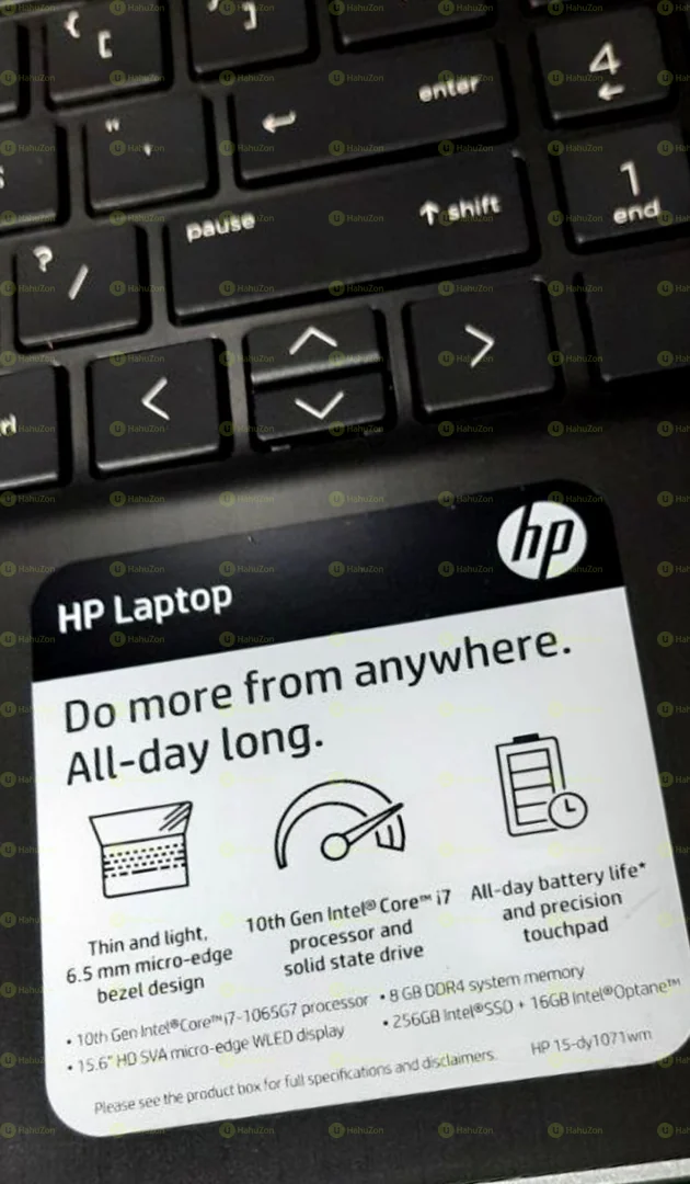 Hp Notebook Intel Core i7 10th Genaration Laptop