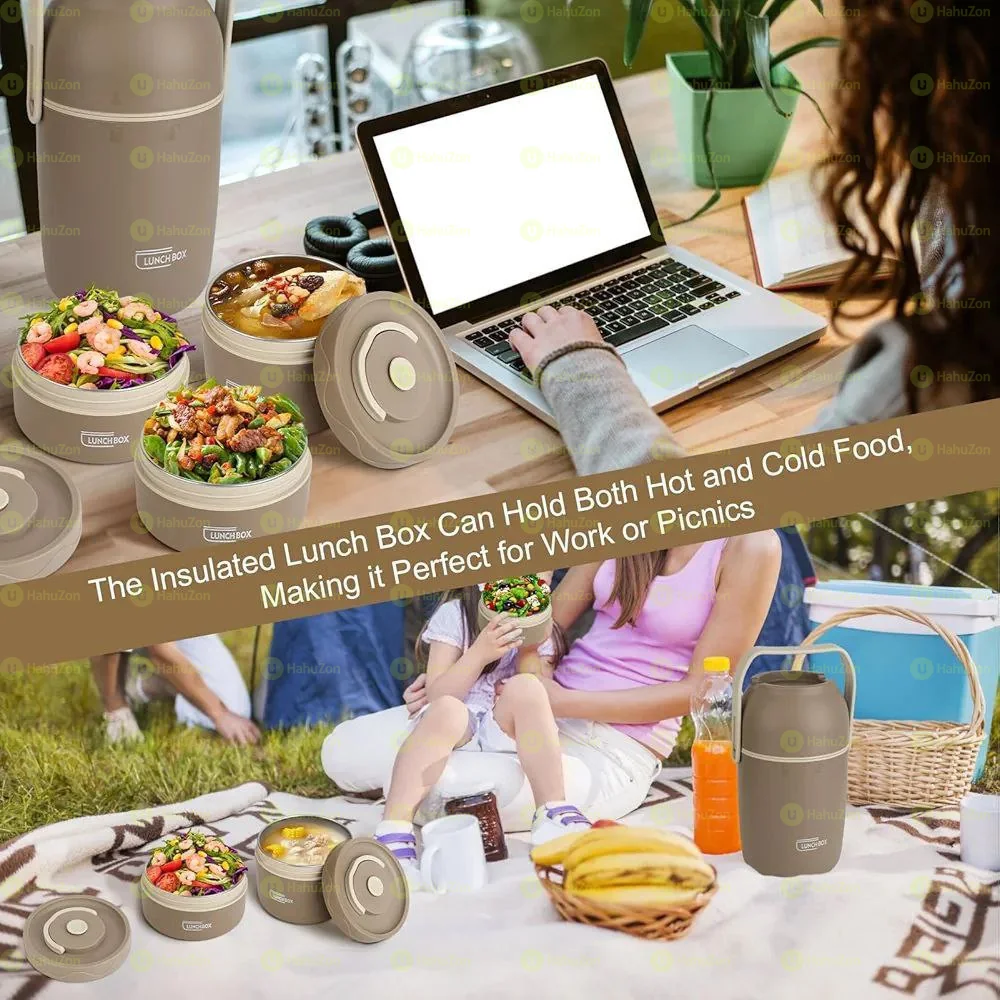 2 in 1 Stainless Steel Leak-proof Thermal