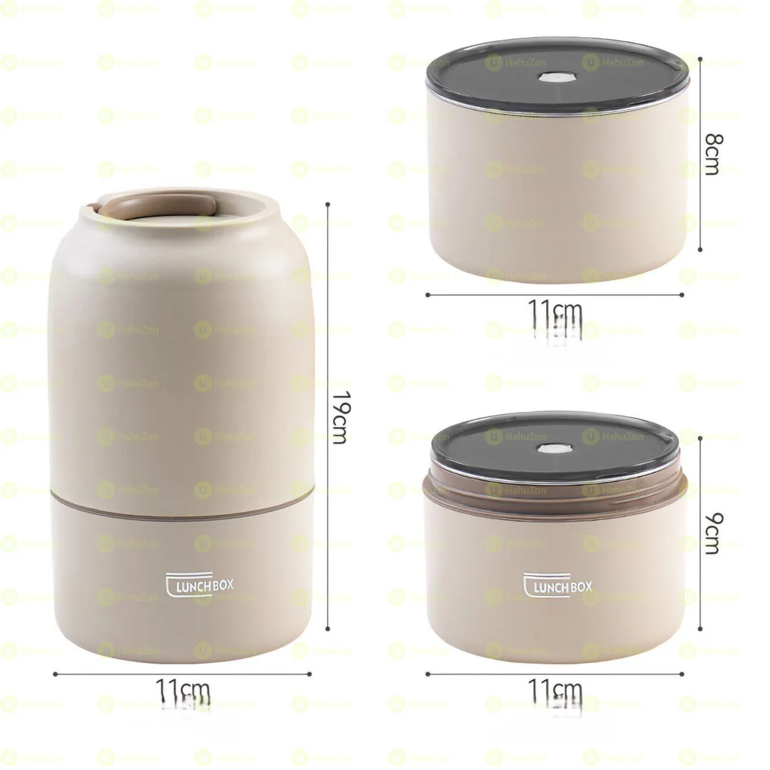 2 in 1 Insulated Thermal Lunchbox