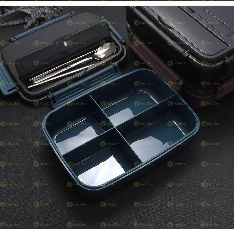 Partitioned Plastic Lunchbox