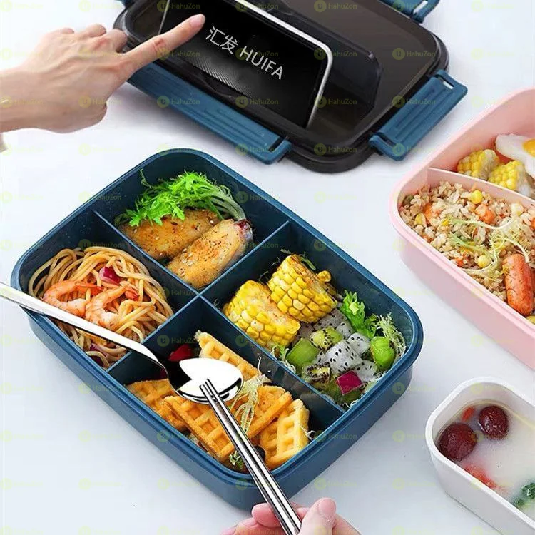 Partitioned Plastic Lunchbox