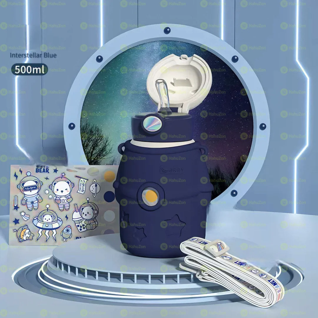 Astronaut Bear Stainless Steel Thermos Cup