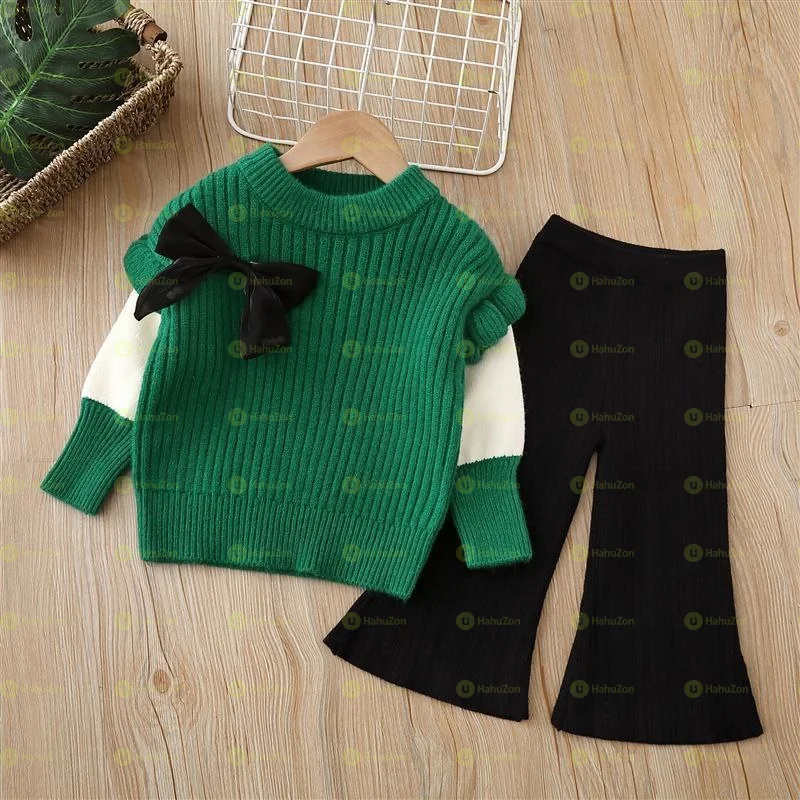 Toddler Girls Warm Sweater and Sweatpants