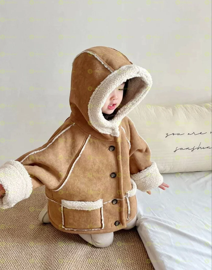 Unisex Fleece Hooded Coat