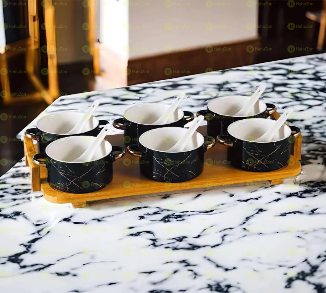 የሾርባና ሌሎች ምግቦች ማቅረቢያ