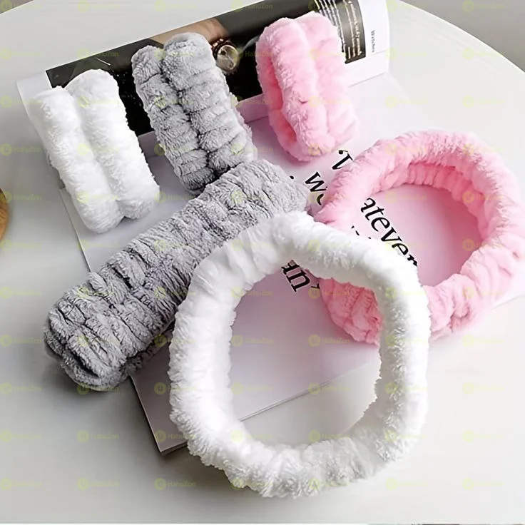 Hair and Hand Bands for Face Wash