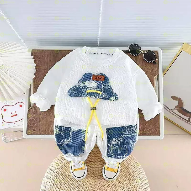 2 Pcs Baby Kids Outfit