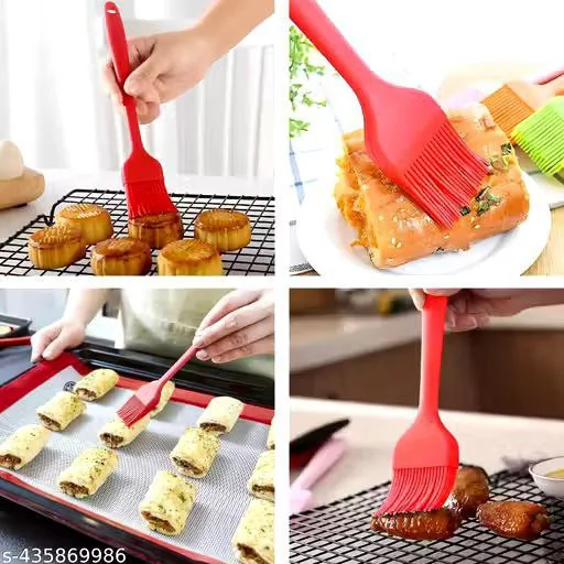 2Pcs Silicon Brush Spatulas