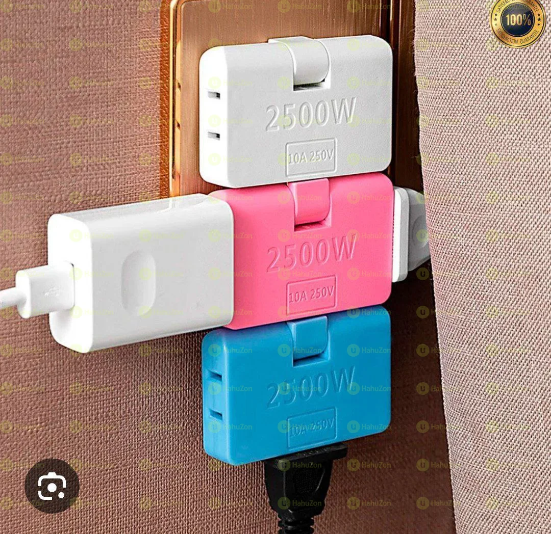 3in1 Rotatable outlet extender