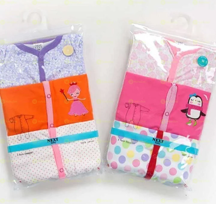 3Pcs Newborn Baby Foot Wrapped Jumpsuit