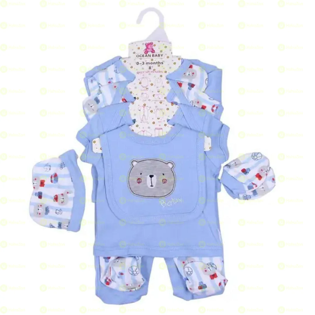 8 In 1Newborn Baby  8 Pice Package