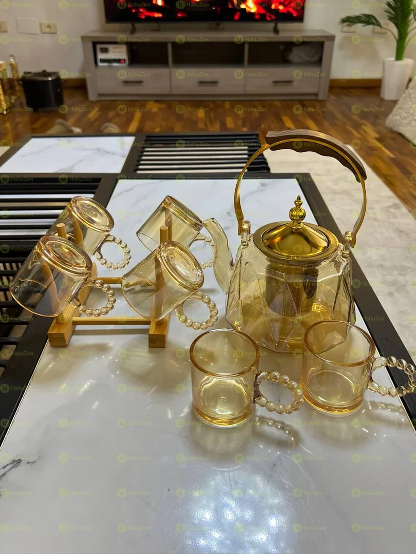 7 pcs teaset with kittle