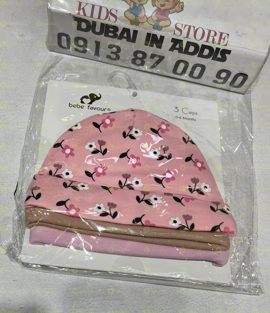 3 ፍሬ ኮተን ኮፍያ