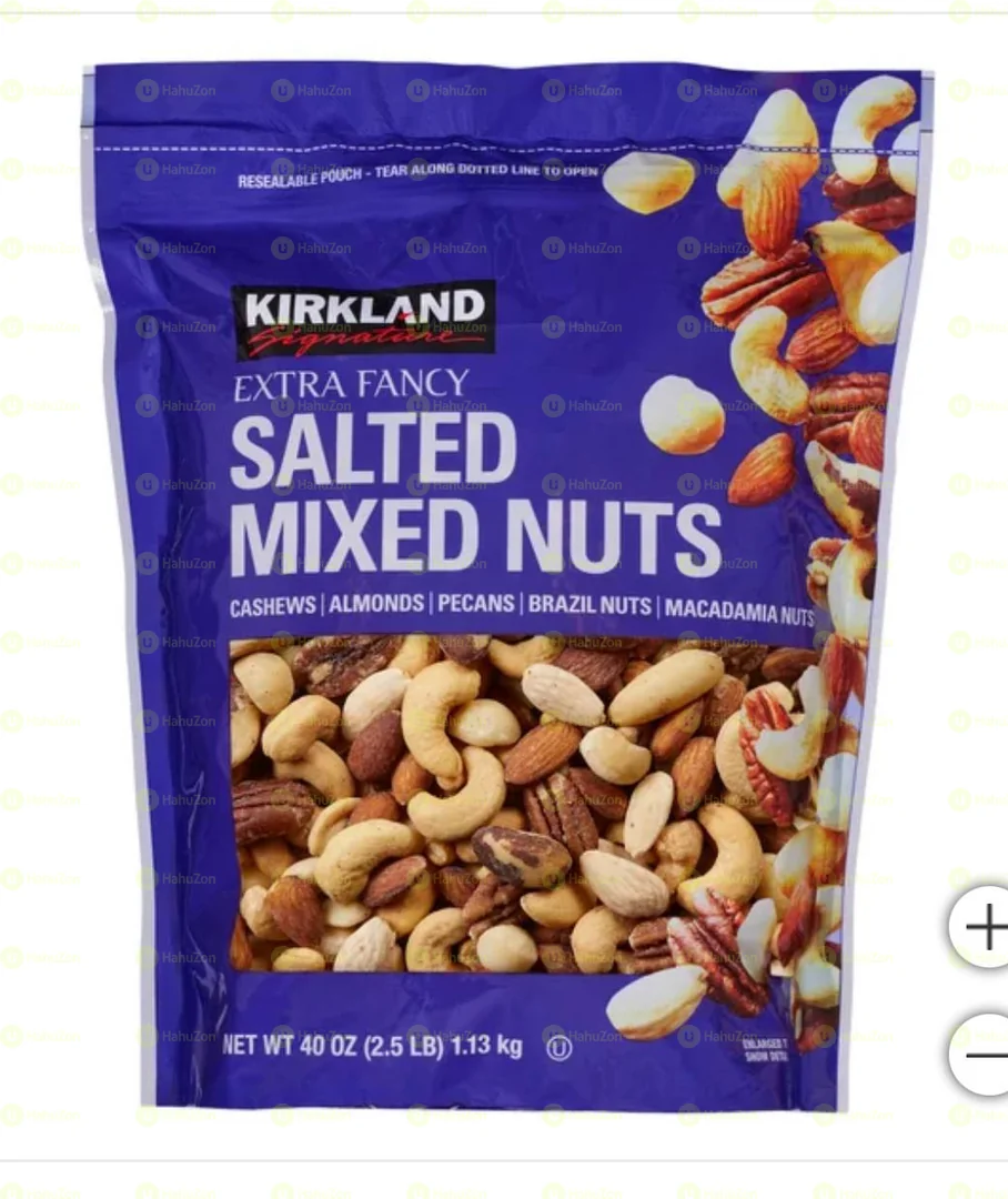 Kirkland Signature Ssalted Mixed Nuts