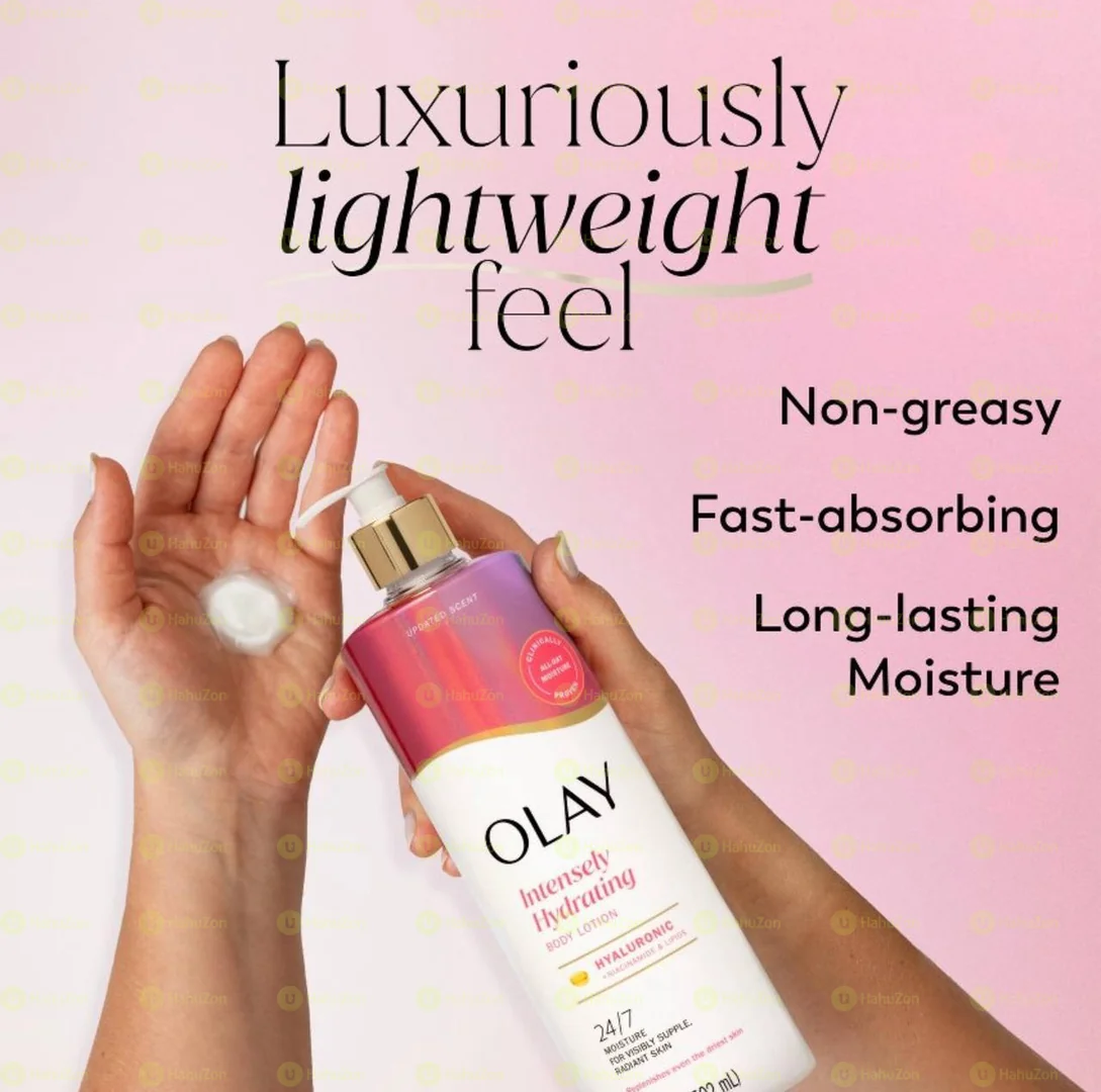 Olay Nourishing + Hyaluronic Acid Lotion