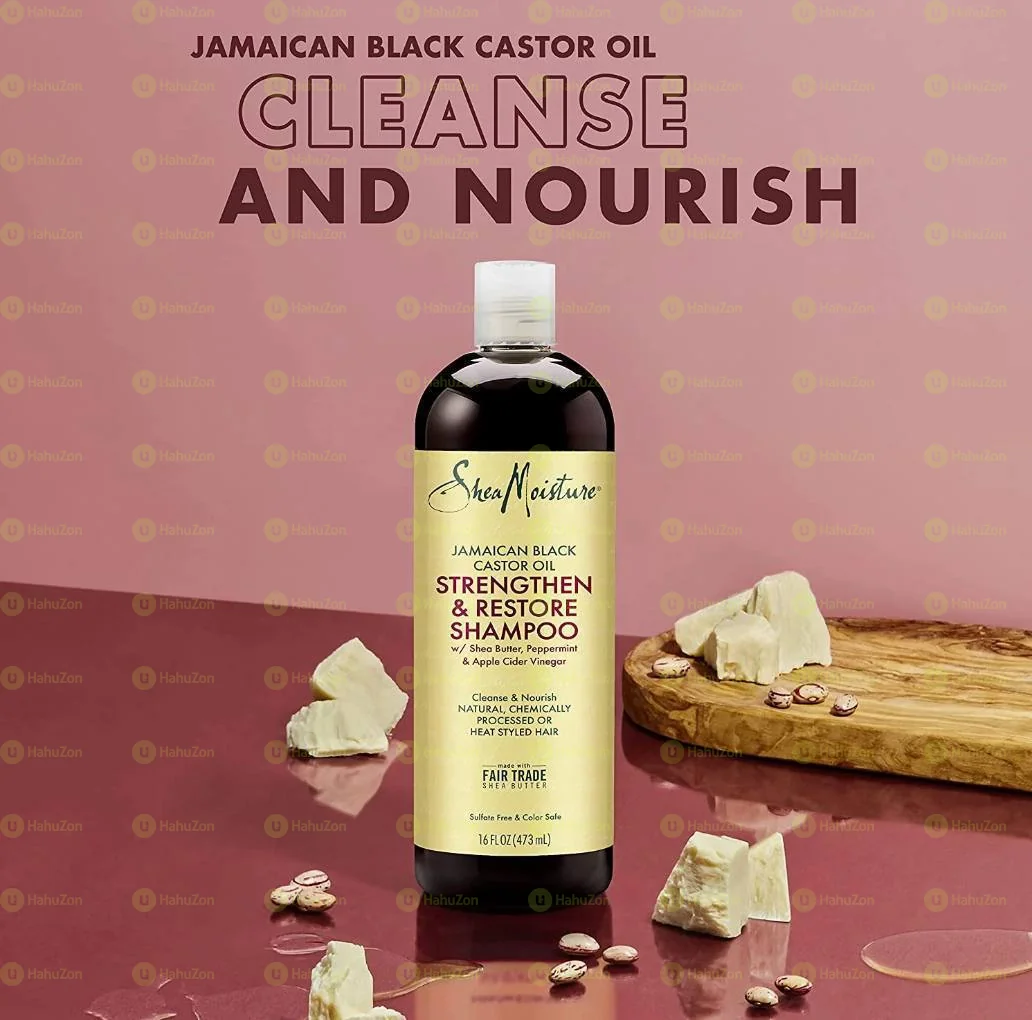 Shea Moisture Strengthen Jamaican Black Castor Oil Set Shampoo and Conditioner