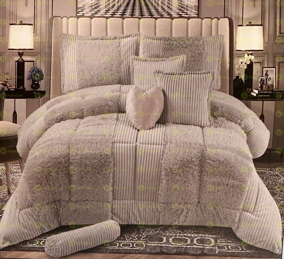 7 Pcs Comforter Set
