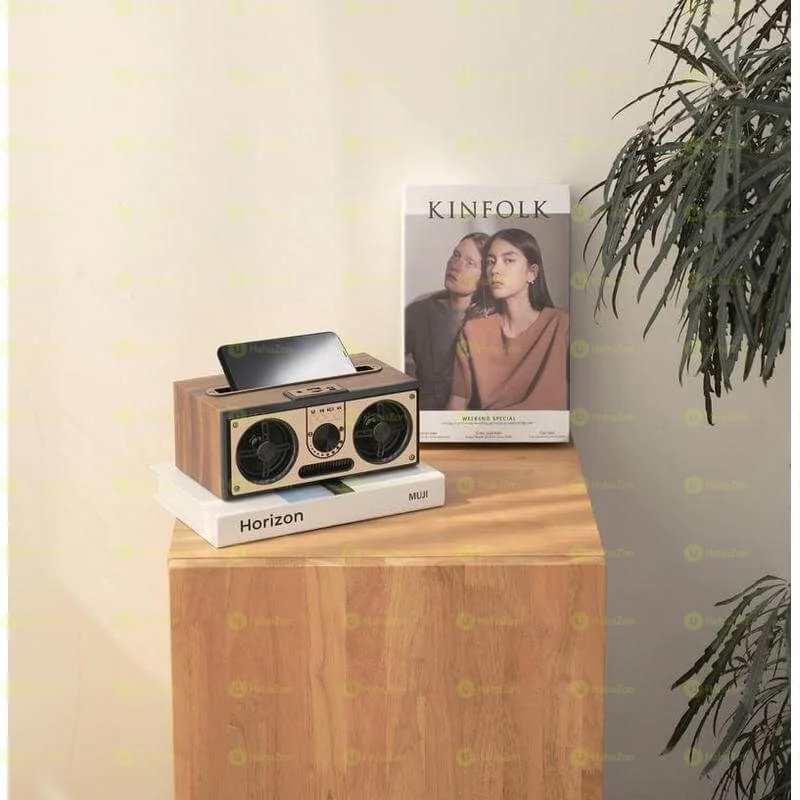 Sevan Giftology Retro Wood 20W Bluetooth Speaker with FM