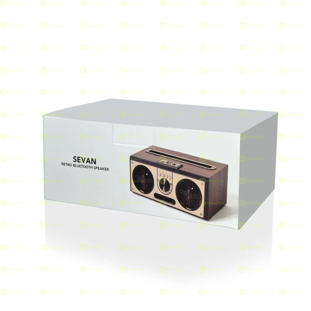 Sevan Giftology Retro Wood 20W Bluetooth Speaker with FM