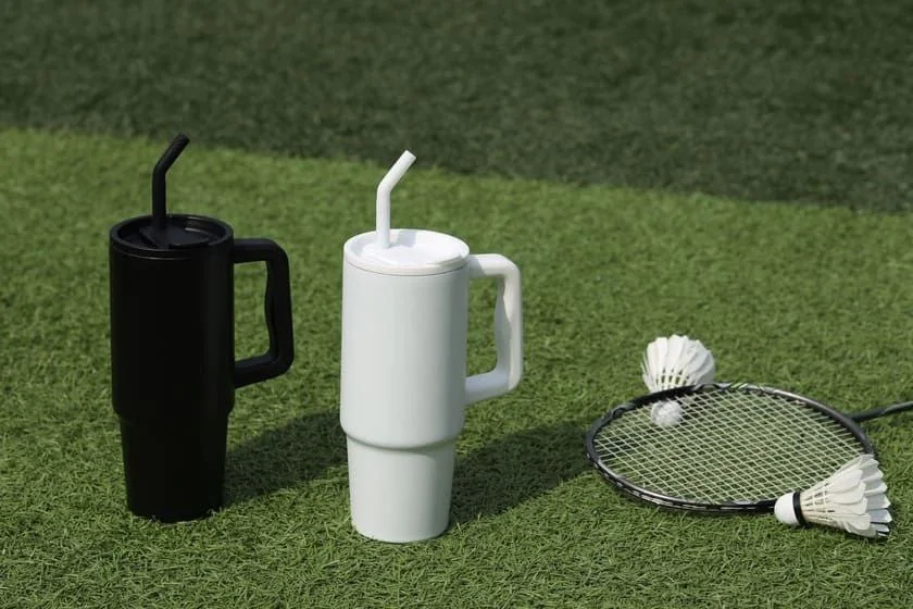 Bern Stainless Steel Tumbler with Reusable Straw