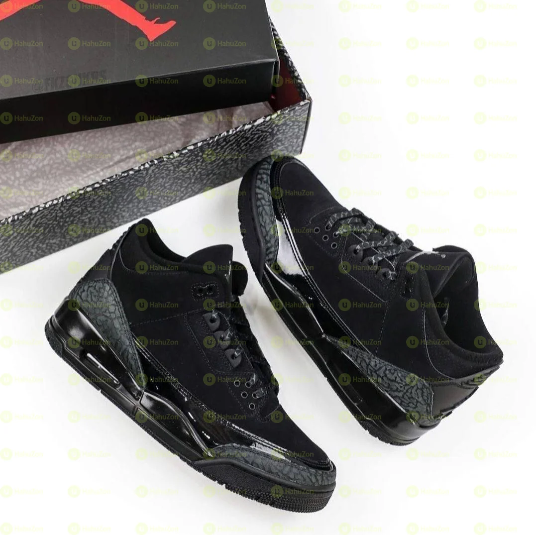Air Jordan 3 Black Cat Men's Shoes