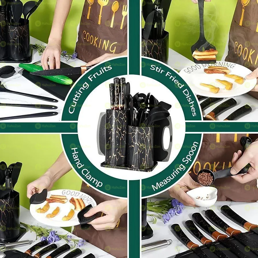 25 ፒስ የኩሽና እቃ