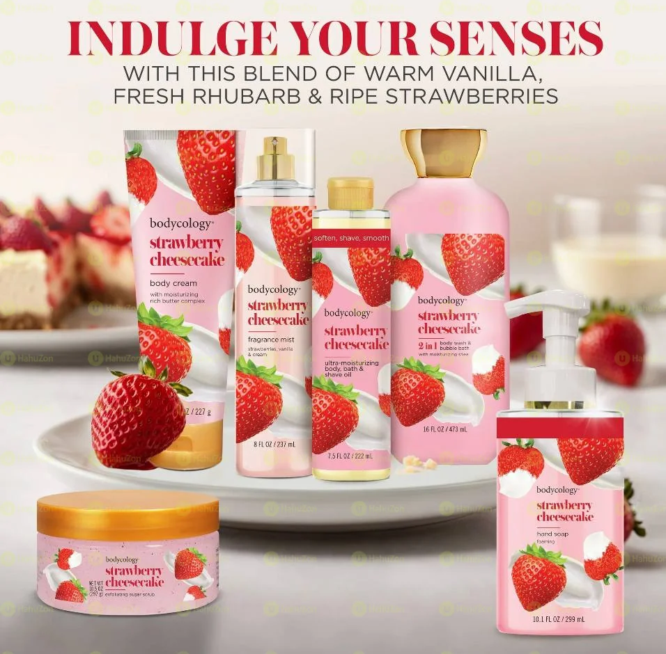 Bodycology Body Wash & Bubble Bath Strawberry Cheesecake