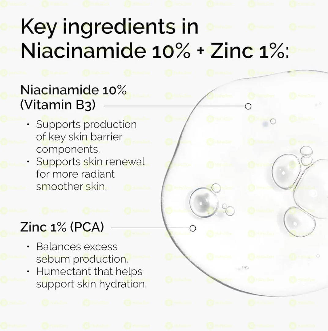 The Ordinary Niacinamide 10% + Zinc 1% Smoothing Serum