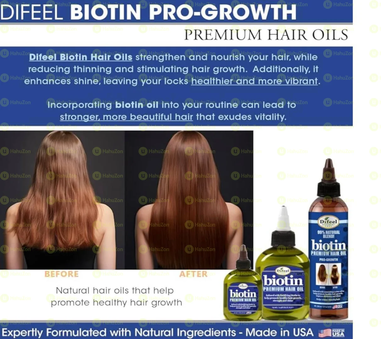 Difeel Biotin Pro Growth Premium Hair Oil