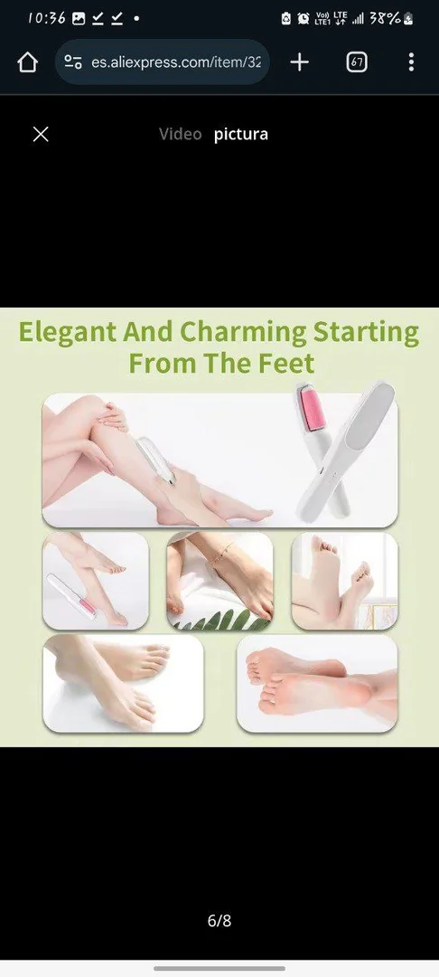 2 In1 Electric Foot Grinder & Hair Remover