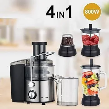 Sokany 4 in 1 Multifunctional Food Processor