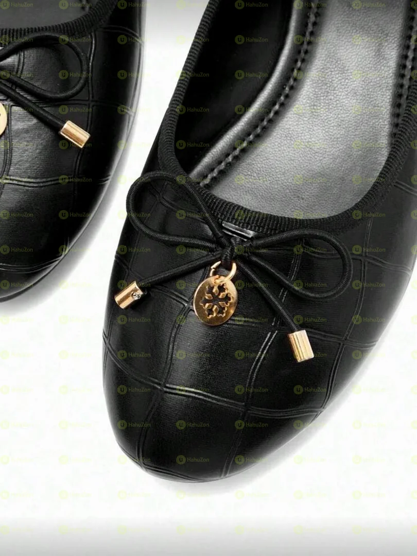 Plain Bow Ballerina Women's Flat