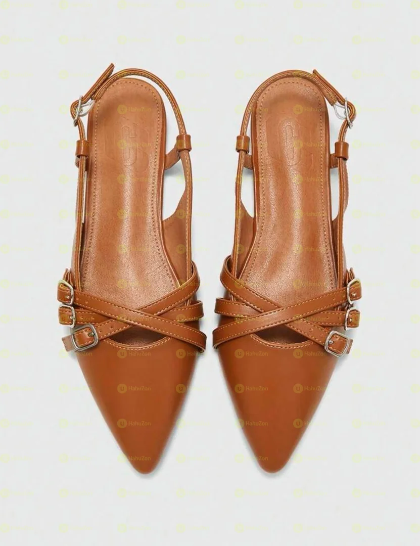 Pointy Toe Sling Back Women's Flat