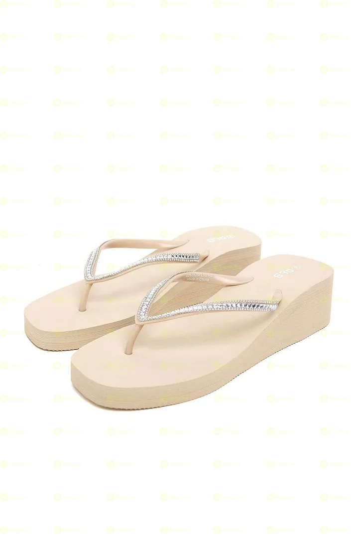 R&B Embellished Platform Sandals