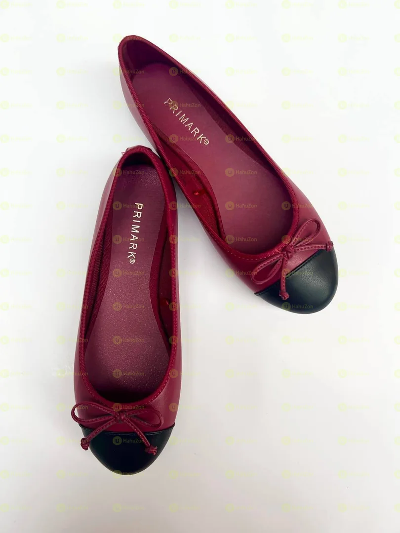 Primark Paneled Bow Ballerina Women's Flat