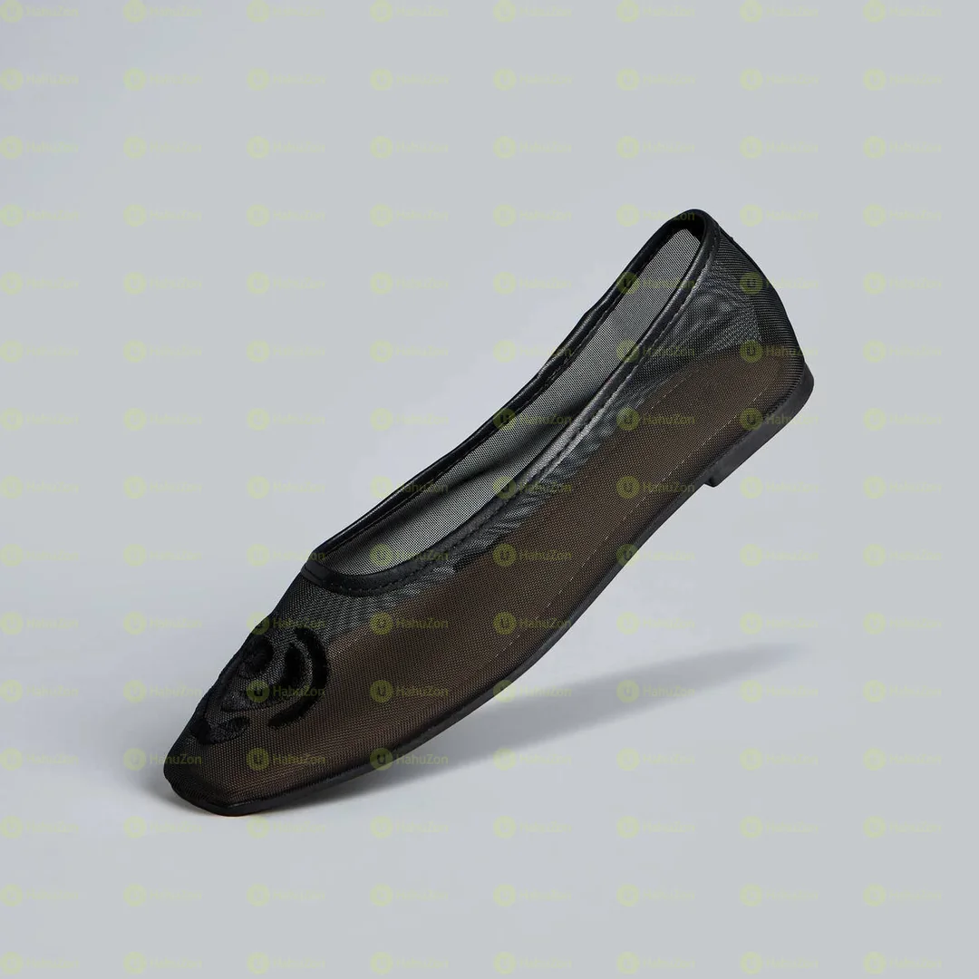 Max Floral Embroidered Slip-On Ballerina Women's Shoes