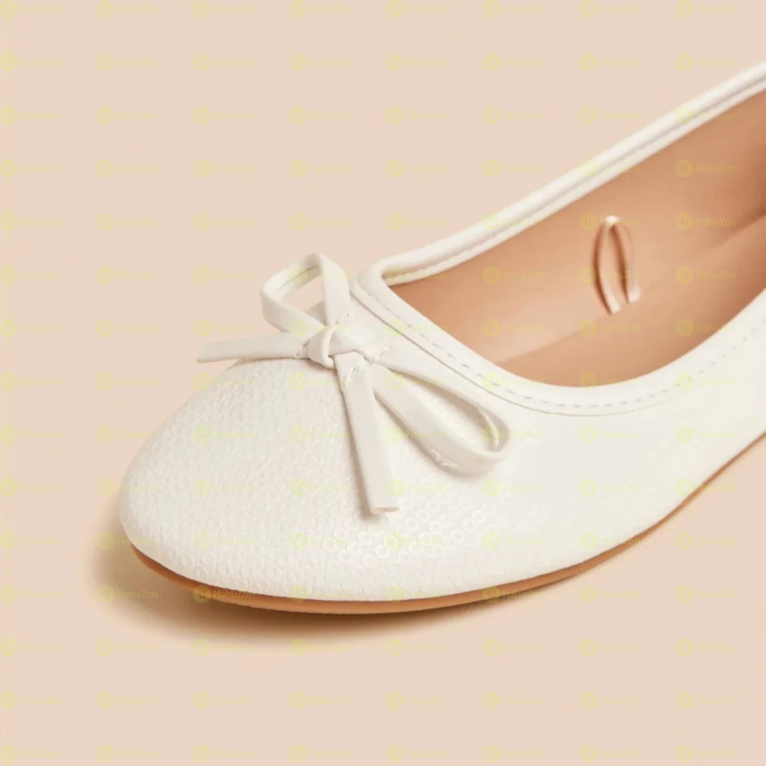 Max Bow Detail Ballerina Women's Shoes