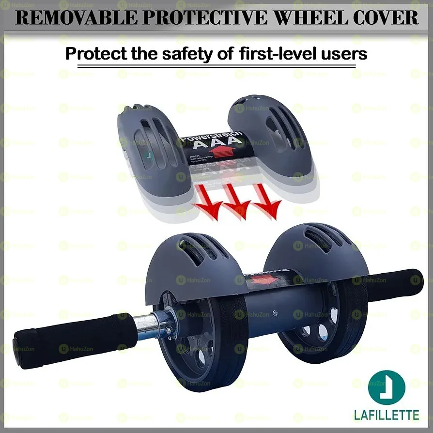 Powerstretch AB Wheel Roller Exercise Fitness
