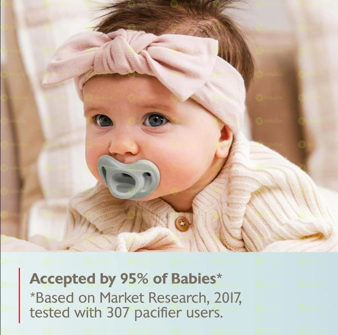 NUK 100% Silicone Comfy Orthodontic Pacifiers