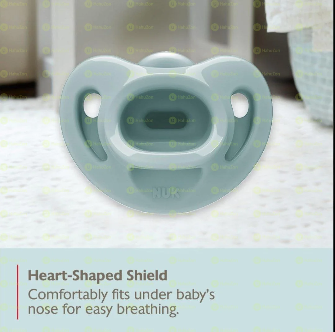 NUK 100% Silicone Comfy Orthodontic Pacifiers