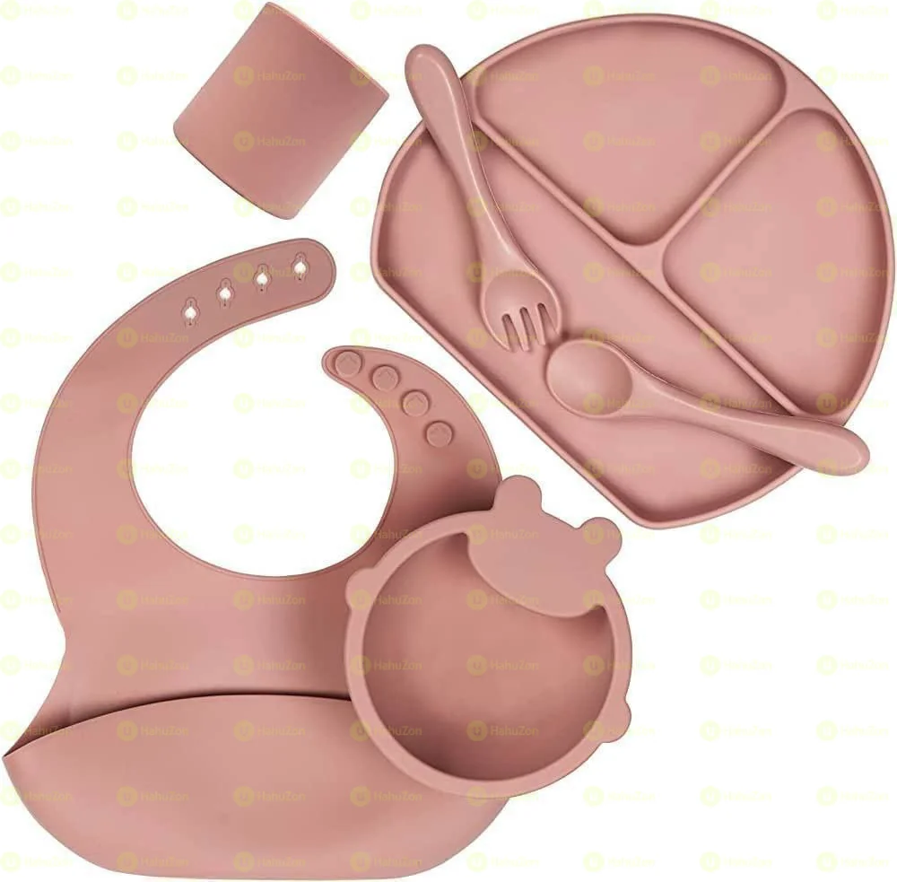 Premium Silicone Baby Feeding Set