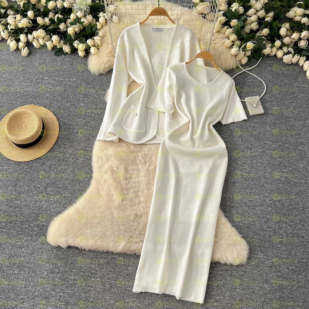 Women's 2 Teiler Strick Set